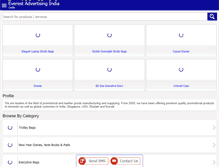 Tablet Screenshot of everestadvertisingindia.com